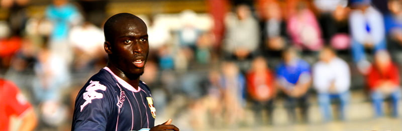 Yannick Sagbo sur terrain de foot