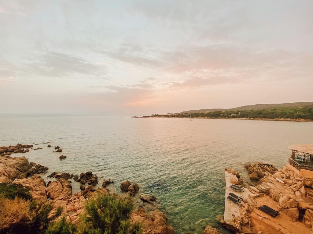 vue mer à Satèrne en Corse du sud
